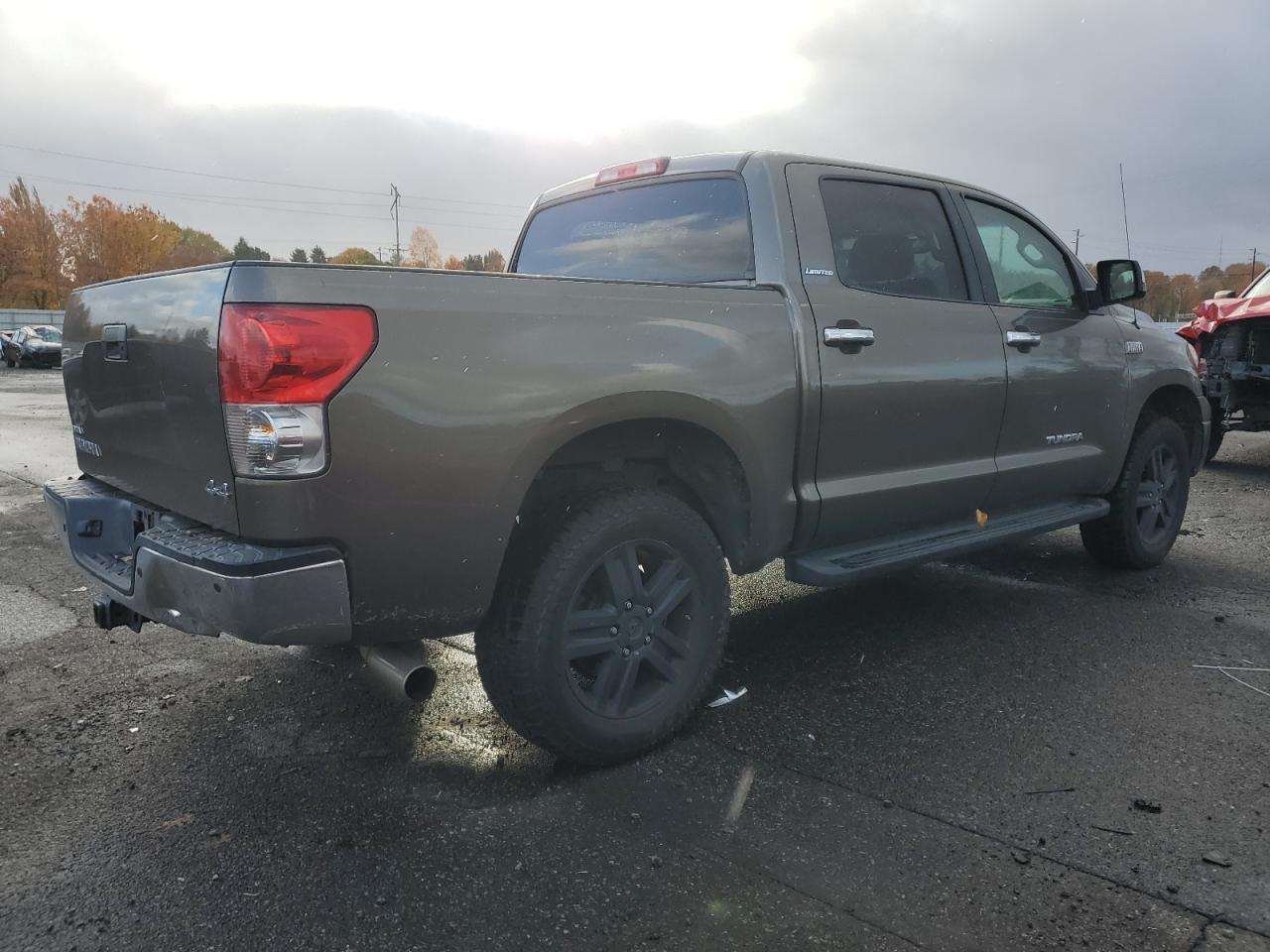 2008 Toyota Tundra VIN 5TBDV58118S523302 Copart auction photo, side / rear end damage thumbnail 3