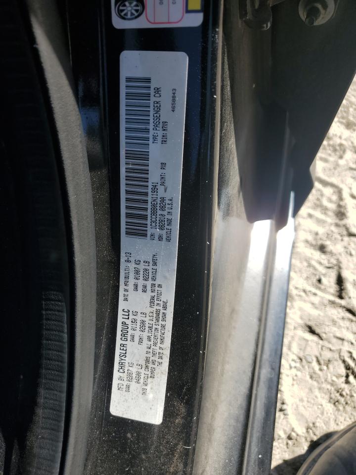 2014 Chrysler 200 VIN 1C3CCBBB0EN119941 Copart auction photo, normal wear damage thumbnail 12