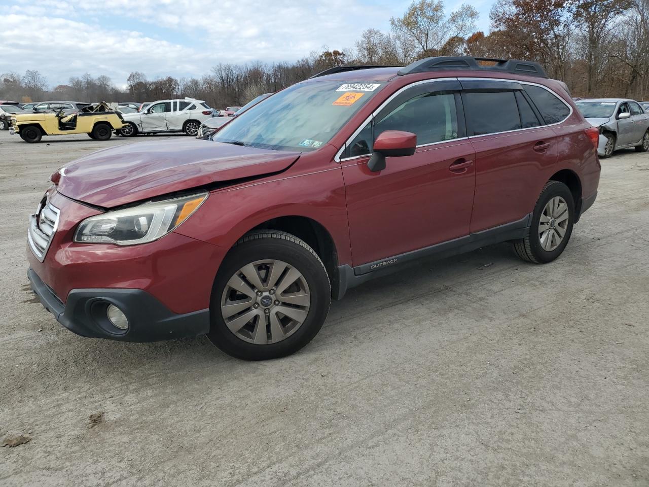 2015 Subaru Outback VIN 4S4BSACC5F3339080