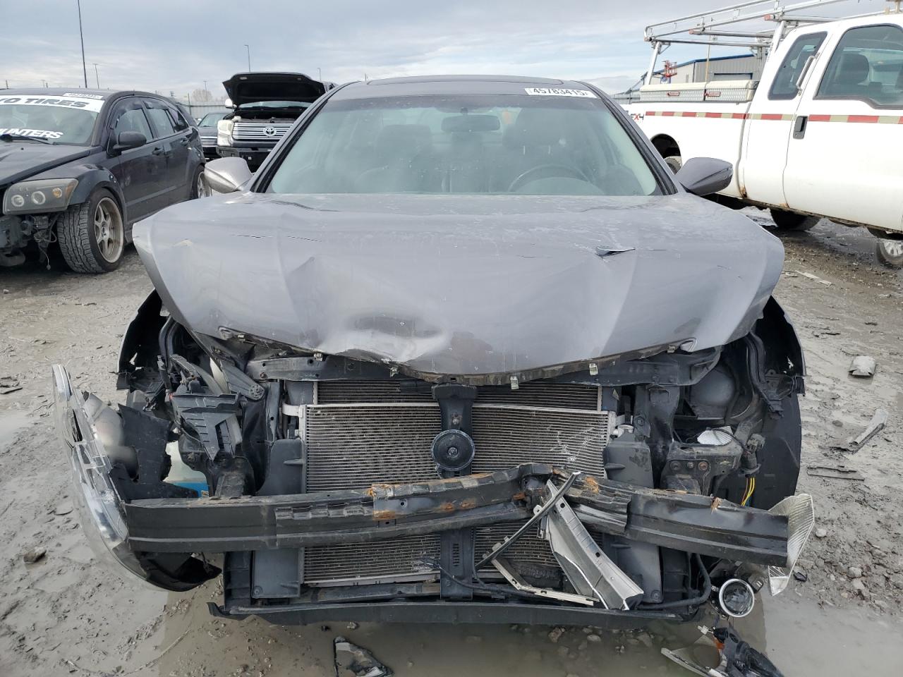 2011 Hyundai Sonata VIN 5NPEC4AC1BH142344 Copart auction photo, front end damage thumbnail 5