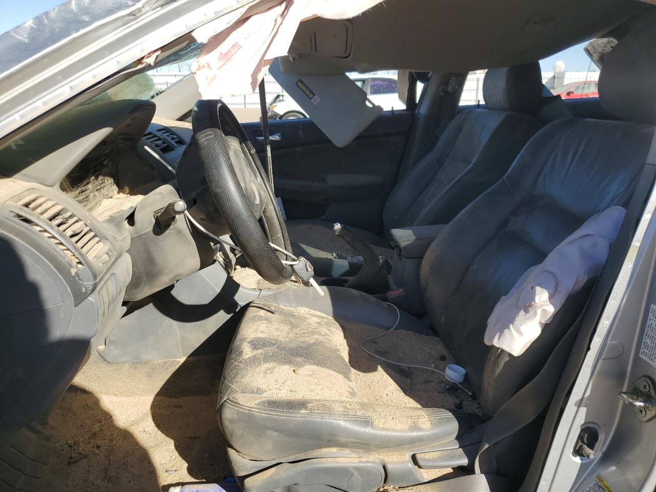 2007 Honda Accord VIN 1HGCM56477A198140 Copart auction photo, all over / top/roof damage thumbnail 7