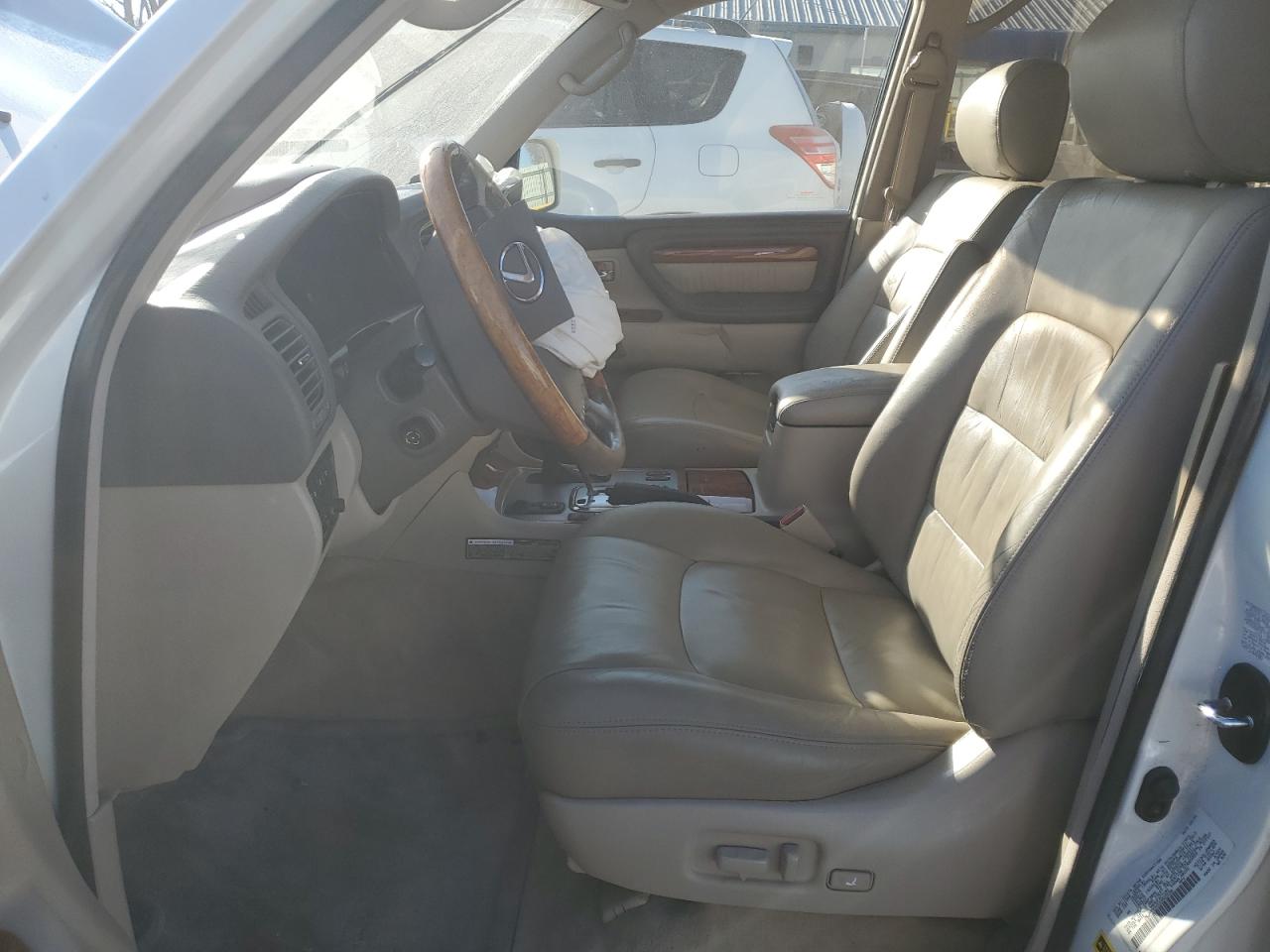 2003 Lexus LX VIN JTJHT00W533525098 Copart auction photo, front end damage thumbnail 7