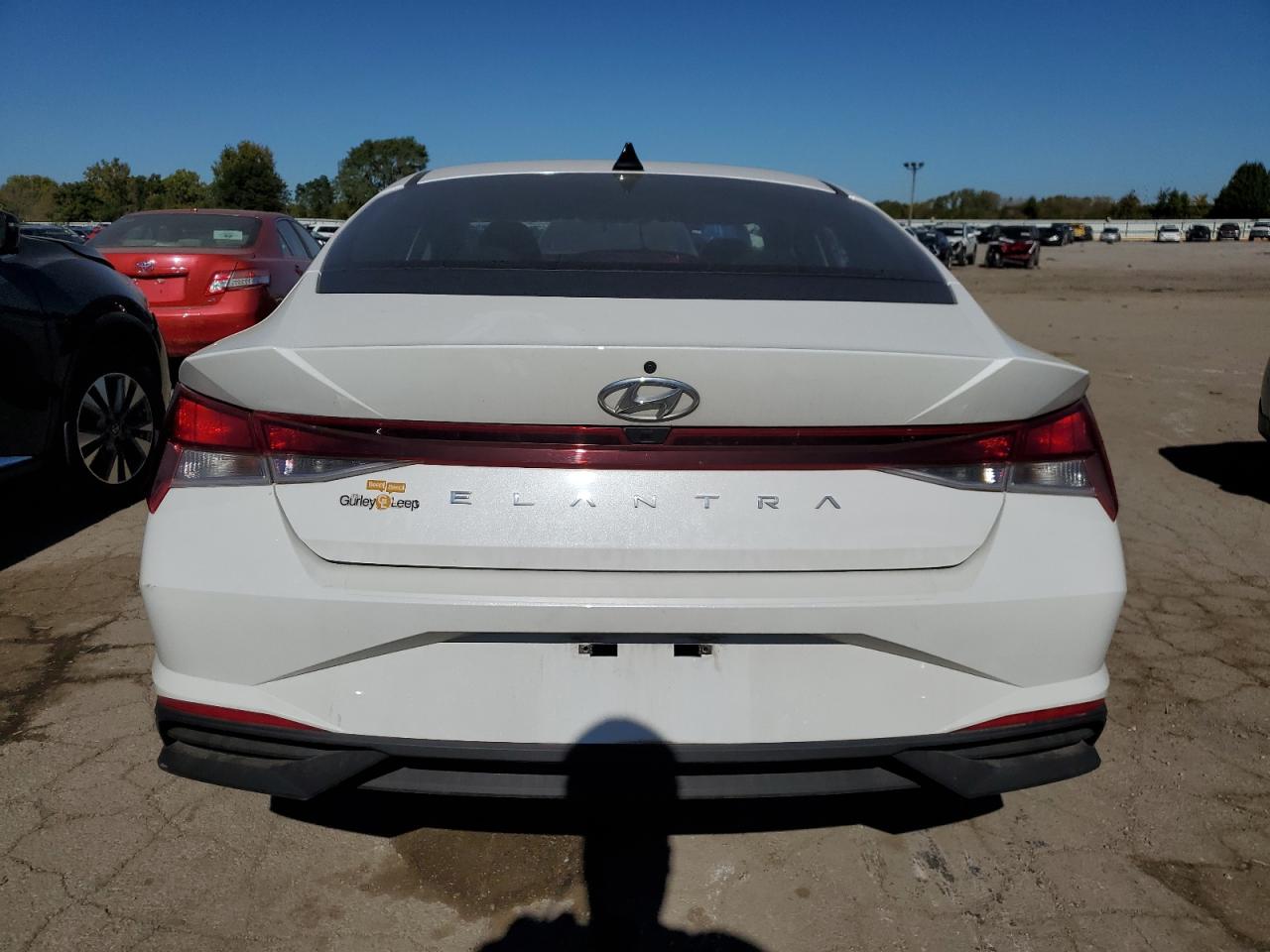 2021 Hyundai Elantra VIN 5NPLS4AG7MH011905 Copart auction photo, side damage thumbnail 6