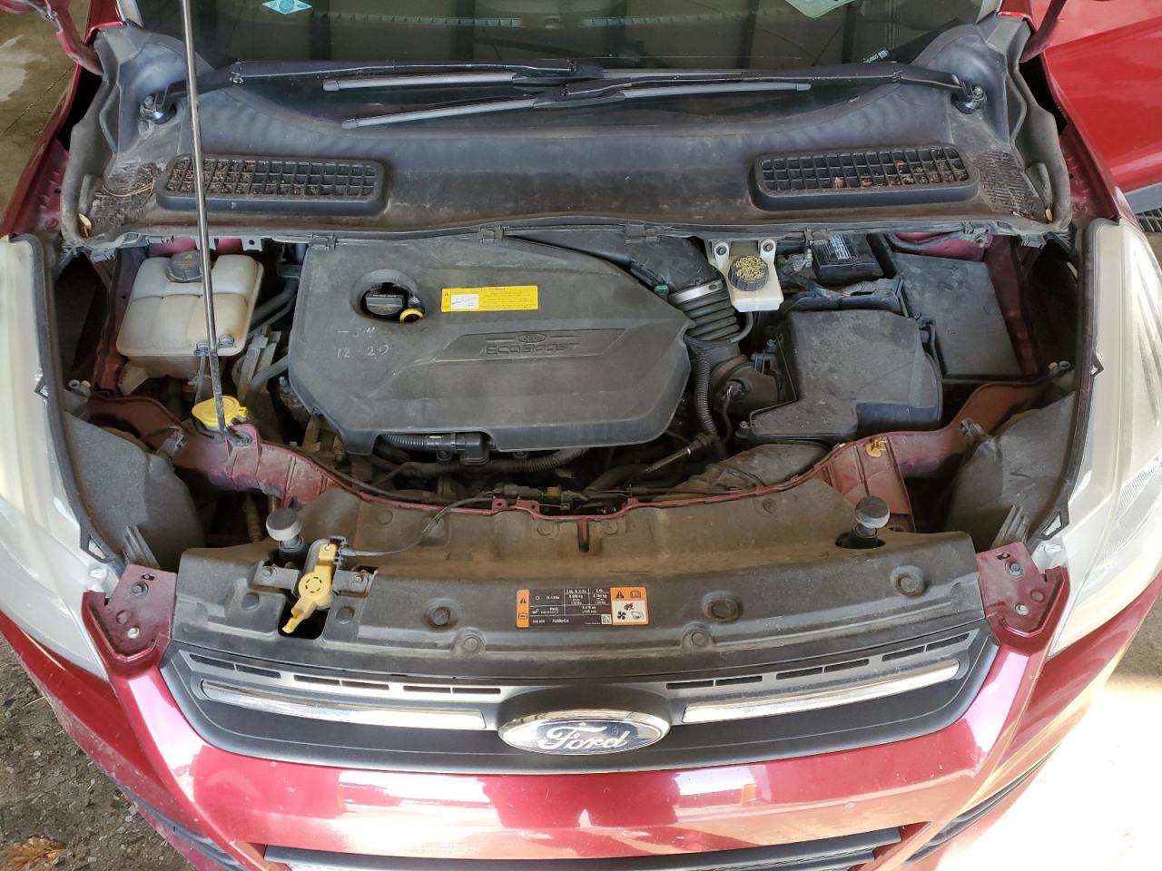 2015 Ford Escape VIN 1FMCU0GX1FUC40823 Copart auction photo, rear end damage thumbnail 12