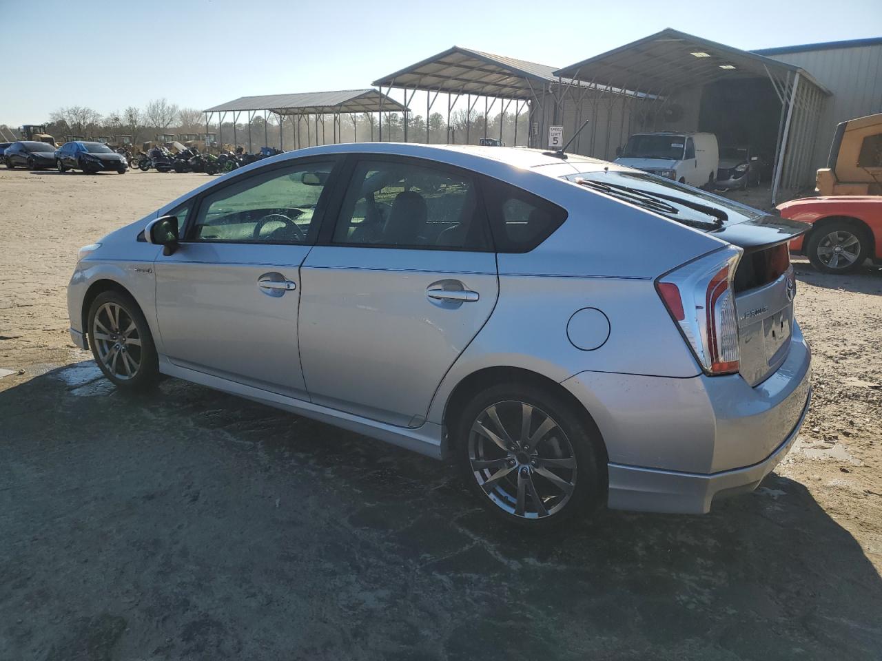 2013 Toyota Prius VIN JTDKN3DU0D5607548 Copart auction photo, rear end damage thumbnail 2
