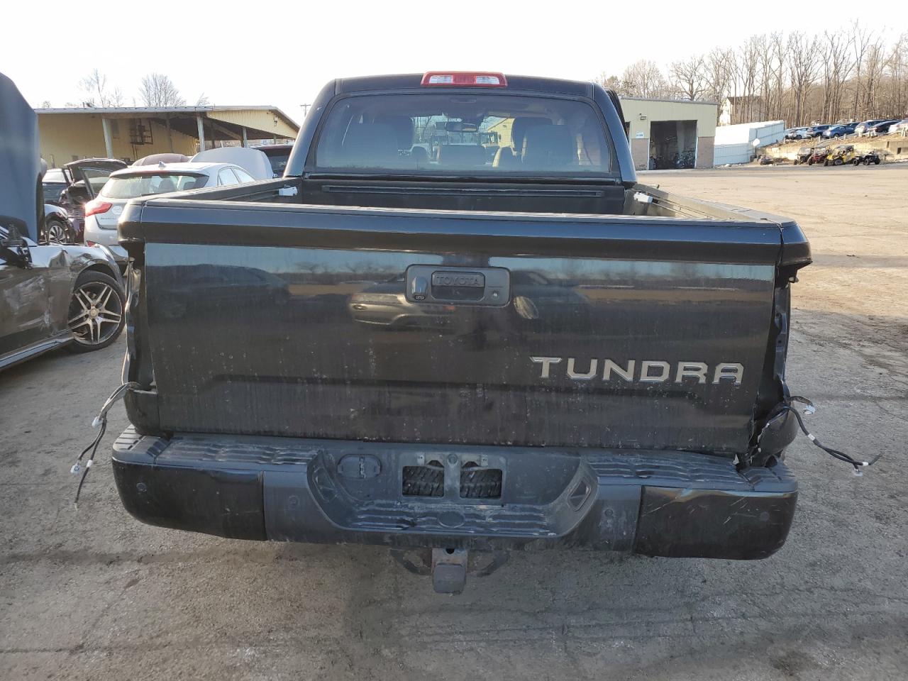 2018 Toyota Tundra VIN 5TFHY5F14JX722086 Copart auction photo, side / rear end damage thumbnail 6
