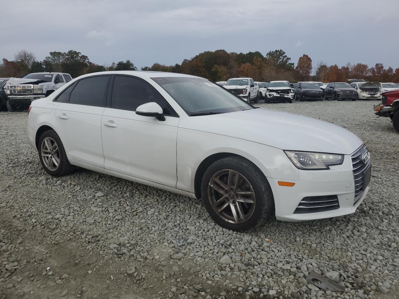 2017 Audi A4 VIN WAUGMAF45HN049161 Copart auction photo, front end / side damage thumbnail 4