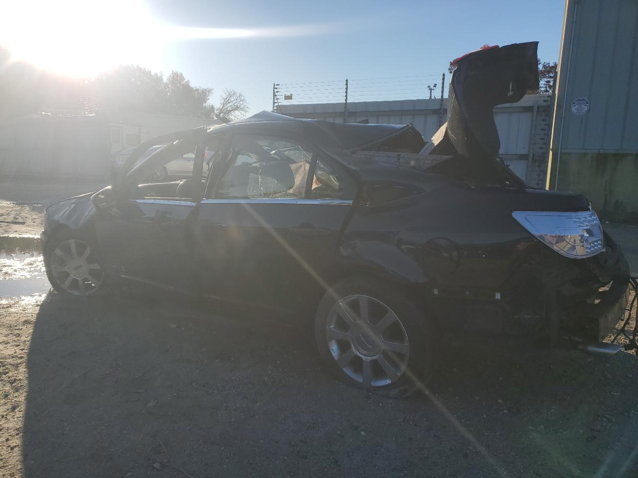 2008 Lincoln MKZ VIN 3LNHM26T08R668151 Copart auction photo, rollover damage thumbnail 2