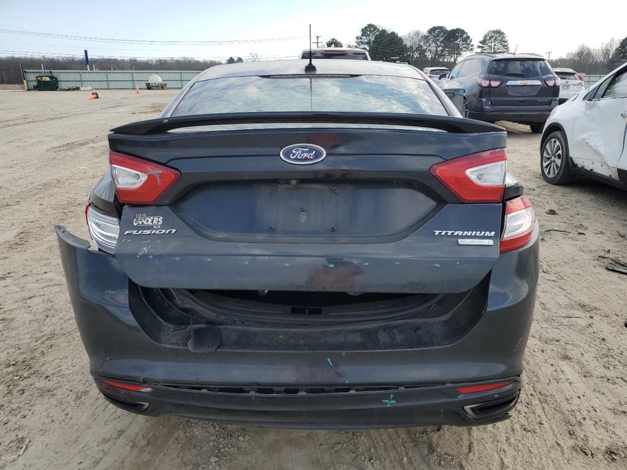 2014 Ford Fusion VIN 3FA6P0K96ER262264 Copart auction photo, rear end / minor dent/scratches damage thumbnail 6