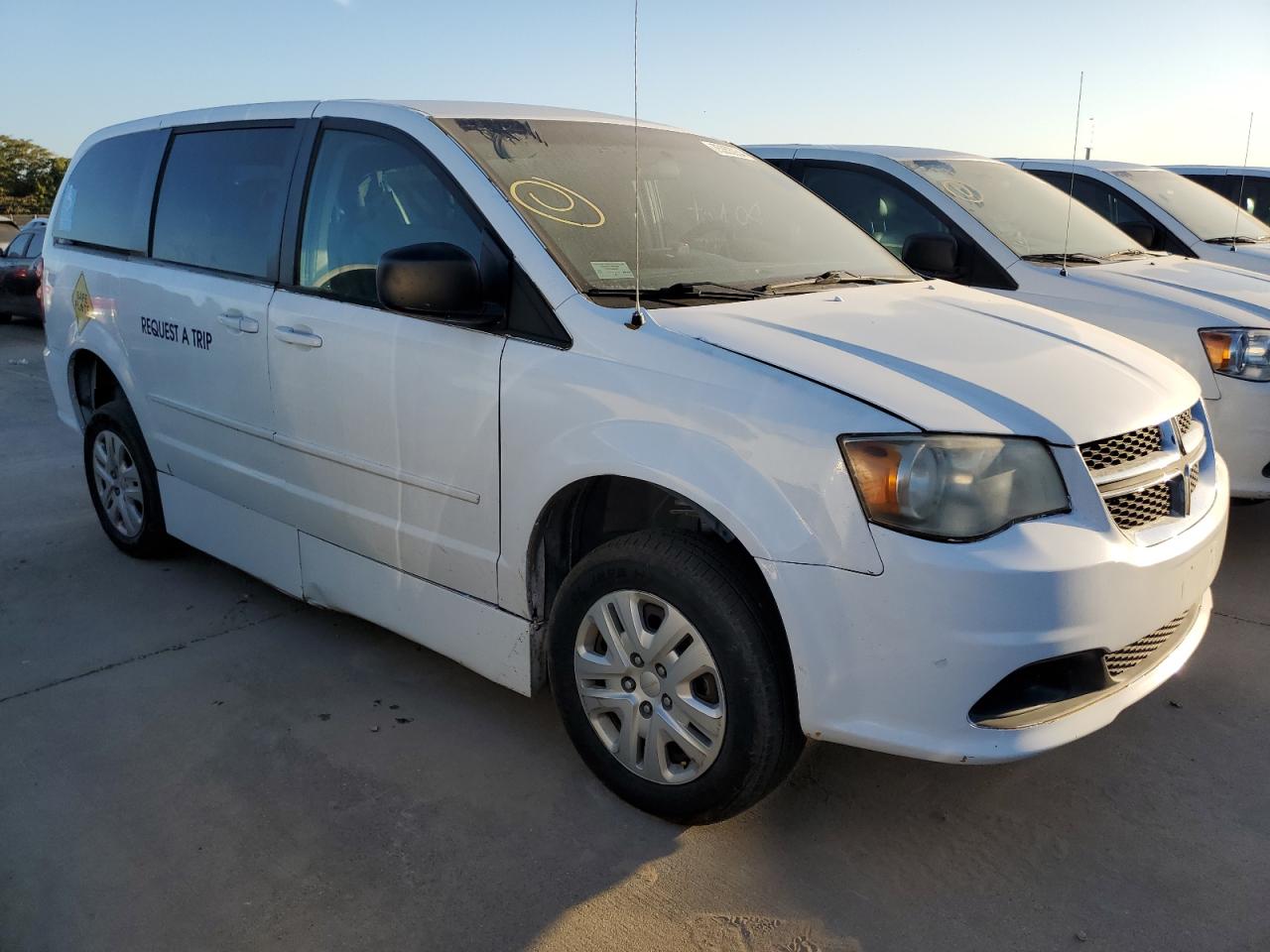 2017 Dodge Caravan VIN 2C4RDGBG8HR768051 Copart auction photo, rear end damage thumbnail 4