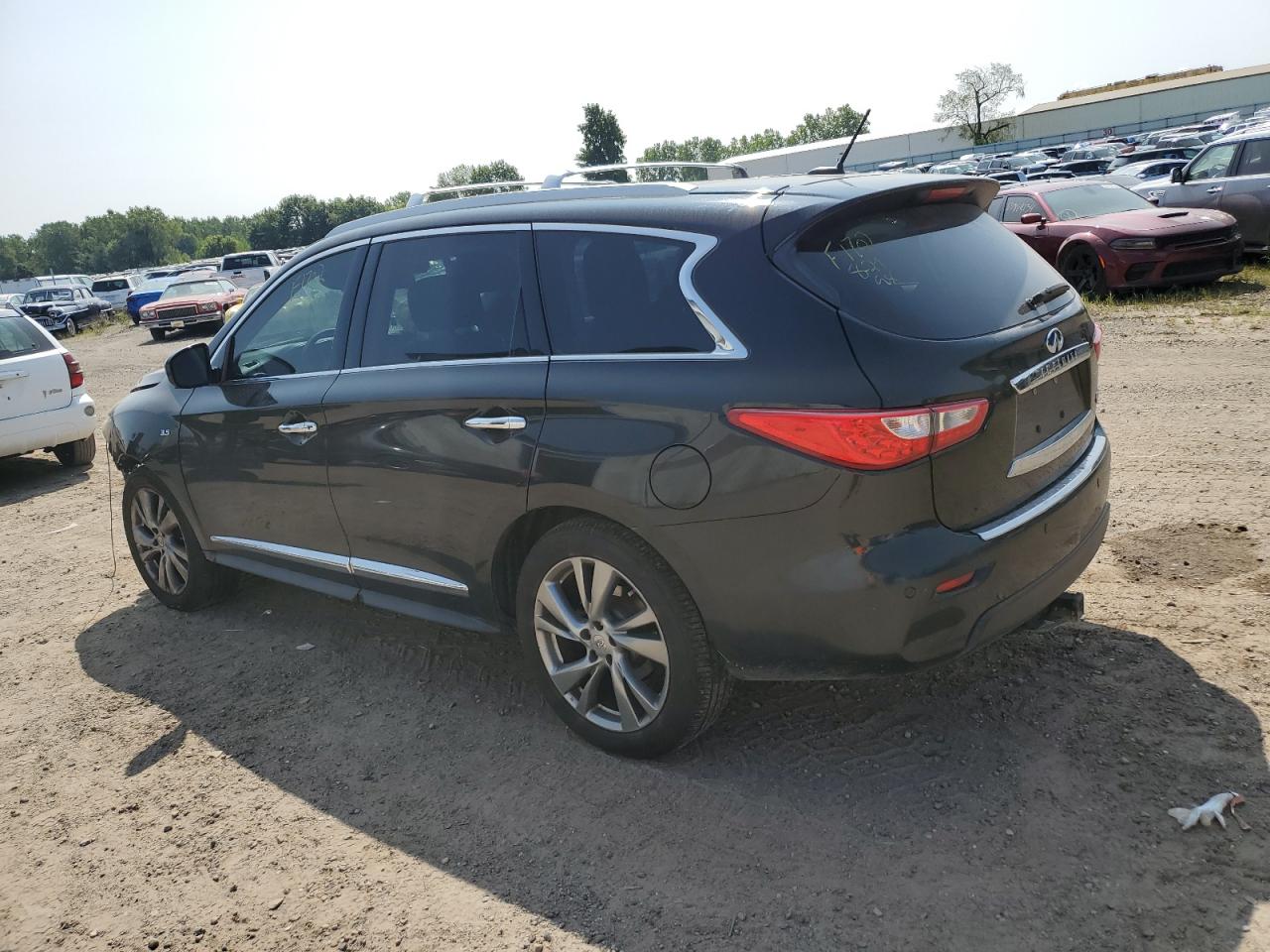 2014 Infiniti QX60 VIN 5N1AL0MN7EC549861 Copart auction photo, all over / front end damage thumbnail 2