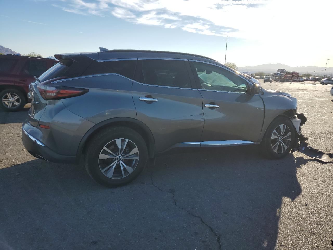 2021 Nissan Murano VIN 5N1AZ2BS5MC122888 Copart auction photo, front end / side damage thumbnail 3