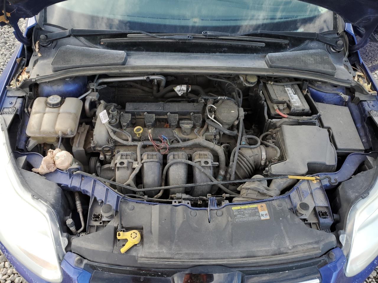 2012 Ford Focus VIN 1FAHP3M24CL395479 Copart auction photo, rear end / side damage thumbnail 11