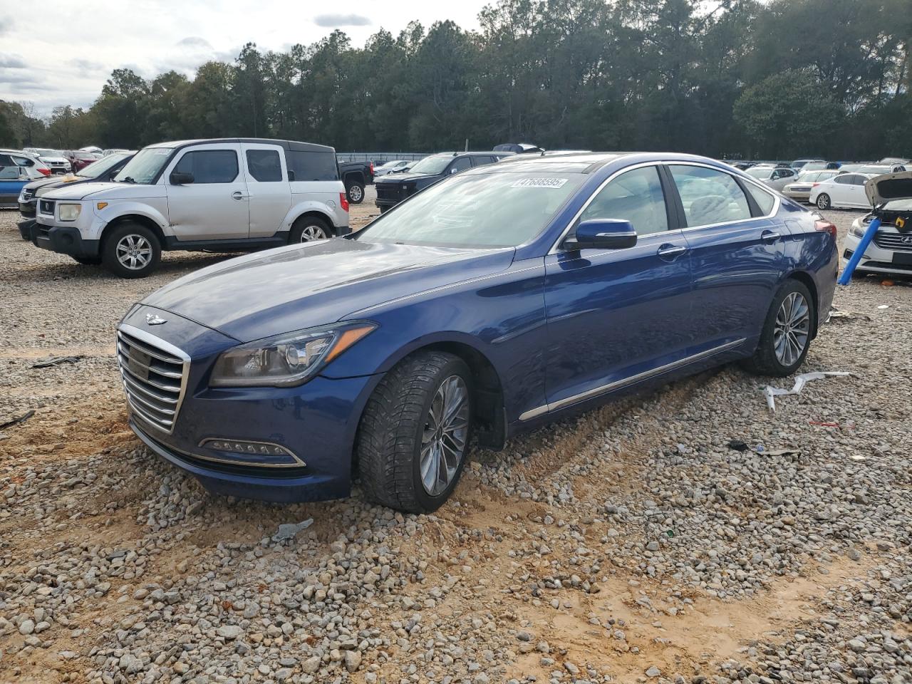 2017 Genesis G80 VIN KMHGN4JE4HU188961 - Copart auction photo