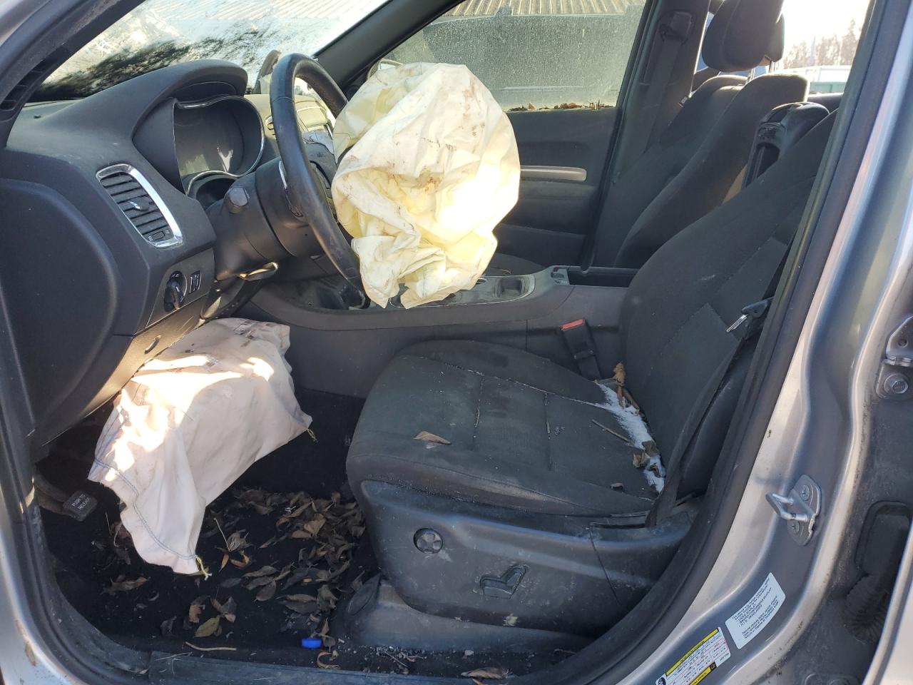 2014 Dodge Durango VIN 1C4RDJAG2EC977725 Copart auction photo, all over damage thumbnail 7