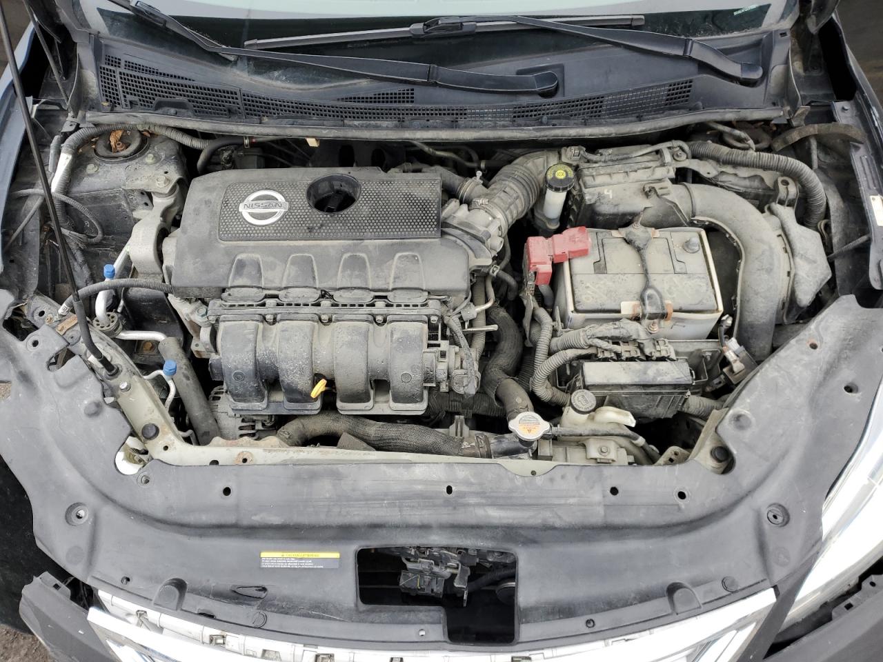 2013 Nissan Sentra VIN 3N1AB7AP2DL616233 Copart auction photo, front end / side damage thumbnail 12