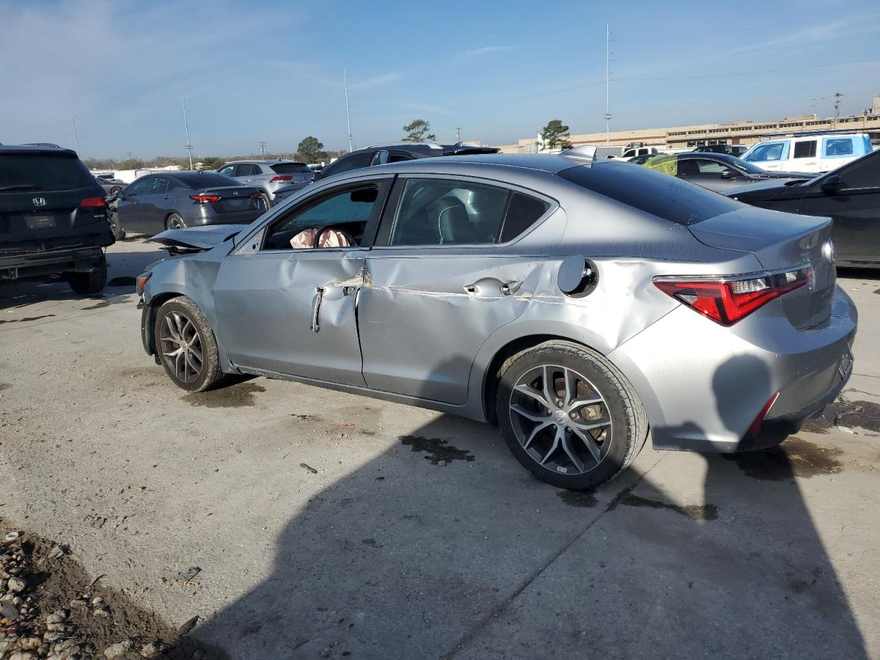 2019 Acura ILX VIN 19UDE2F73KA008417 Copart auction photo, front end / side damage thumbnail 2