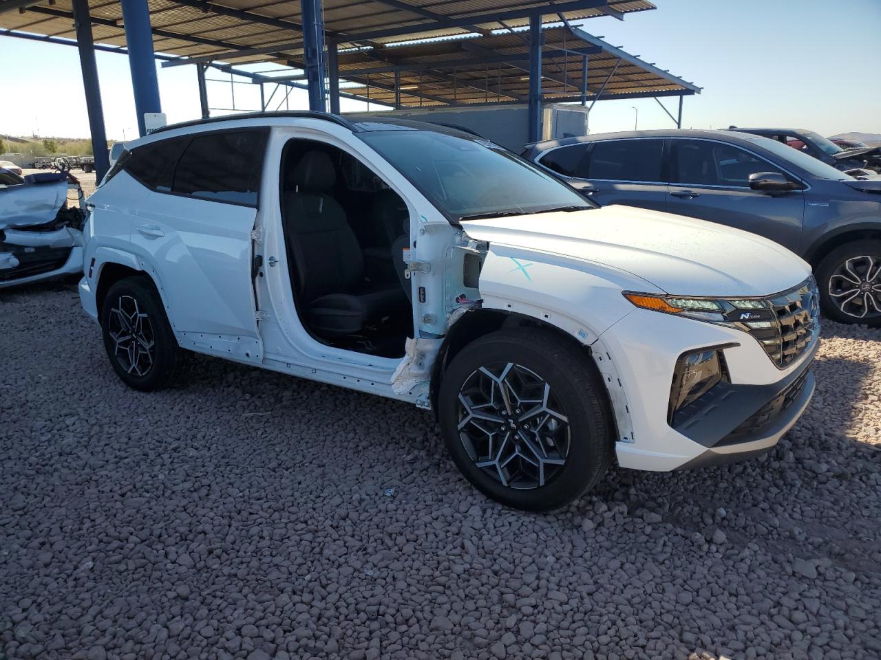 2024 Hyundai Tucson VIN KM8JFCD10RU168200 Copart auction photo, side damage thumbnail 4