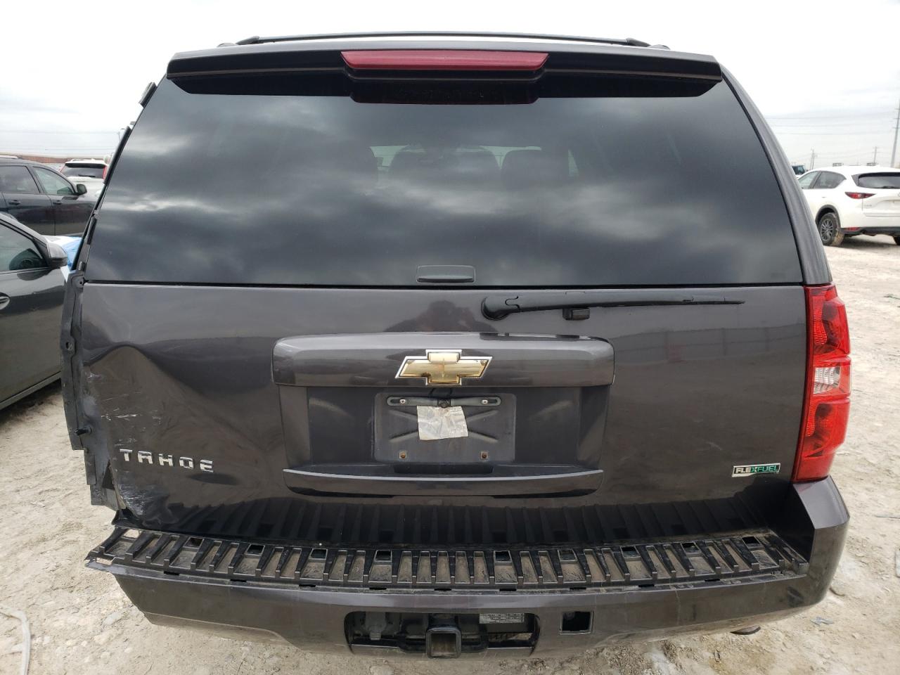 2011 Chevrolet Tahoe VIN 1GNSCAE08BR123629 Copart auction photo, rear end / minor dent/scratches damage thumbnail 6