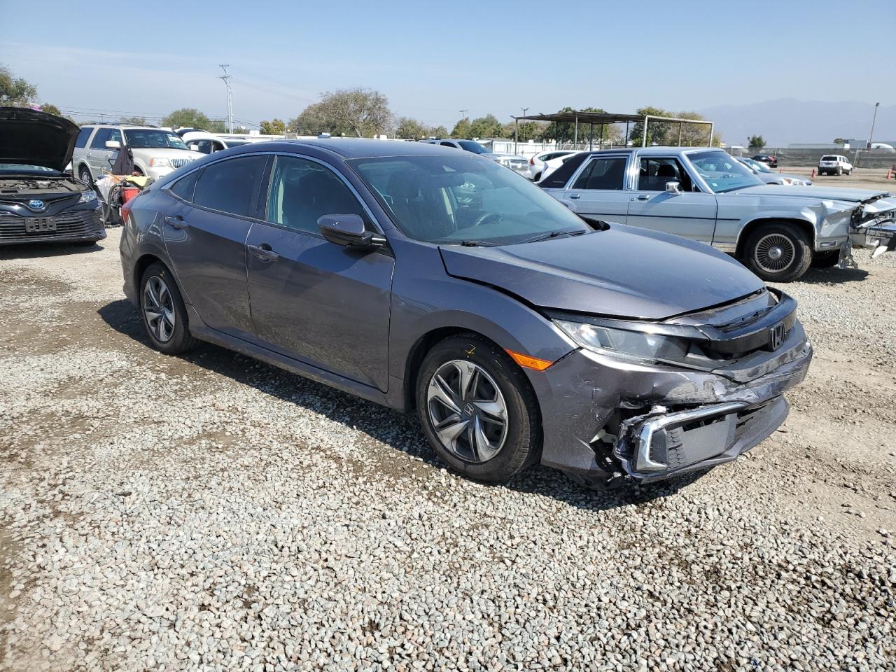 2020 Honda Civic VIN 2HGFC2F64LH574532 Copart auction photo, front end damage thumbnail 4