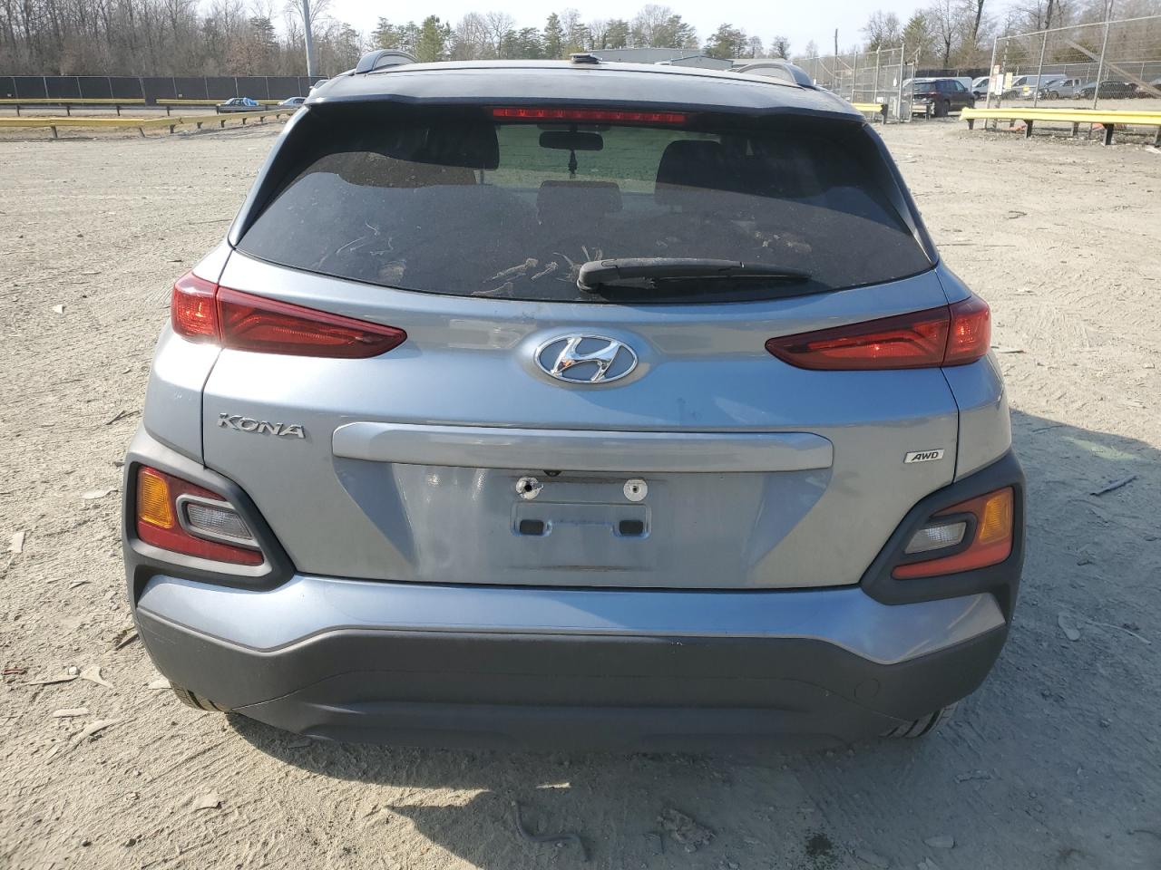2018 Hyundai Kona VIN KM8K2CAA4JU187650 Copart auction photo, front end / side damage thumbnail 6