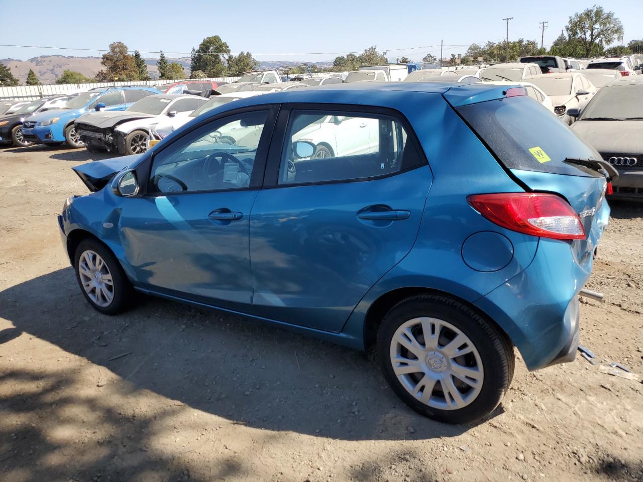 2012 Mazda 2 VIN JM1DE1KZ0C0150392 Copart auction photo, rear end / front end damage thumbnail 2