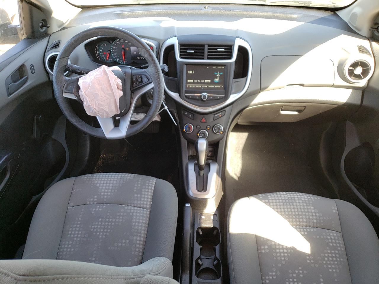 2017 Chevrolet Sonic VIN 1G1JB5SH0H4122238 Copart auction photo, front end / rear end damage thumbnail 8