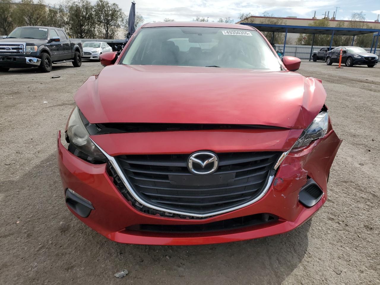 2014 Mazda 3 VIN JM1BM1M79E1217588 Copart auction photo, front end damage thumbnail 5