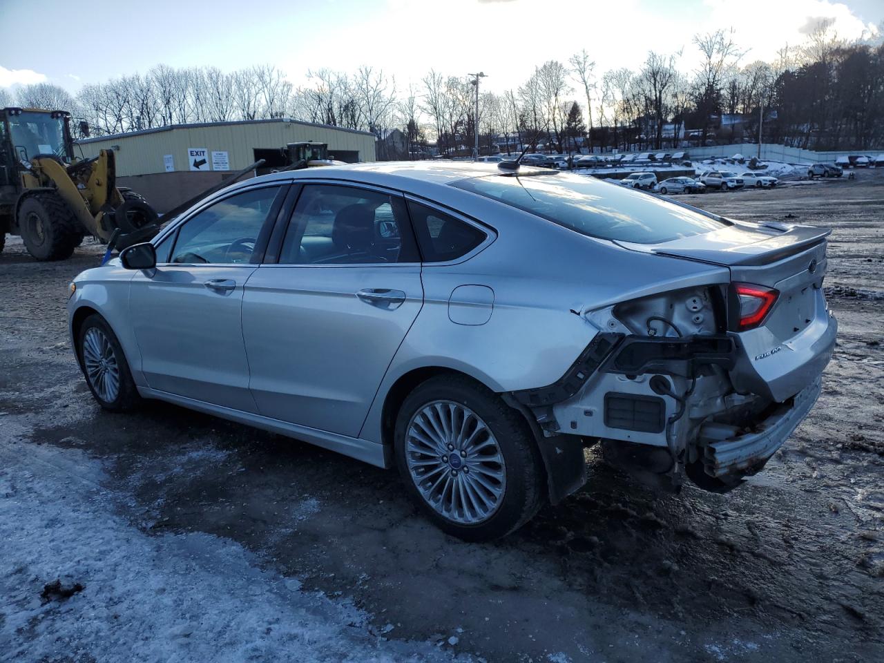 2013 Ford Fusion VIN 3FA6P0K94DR364046 Copart auction photo, rear end damage thumbnail 2