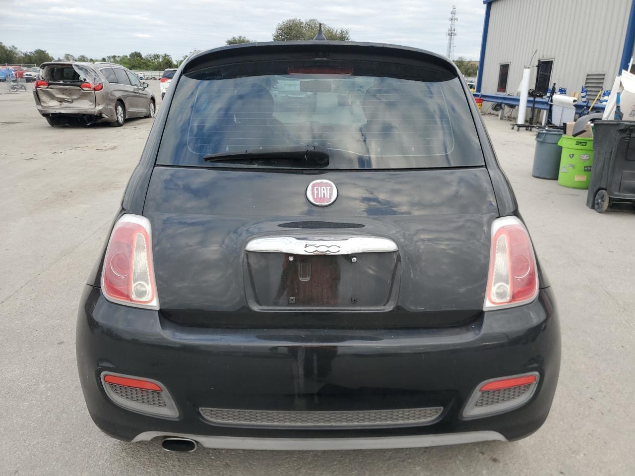 2012 Fiat 500 VIN 3C3CFFBR5CT115473 Copart auction photo, side / front end damage thumbnail 6