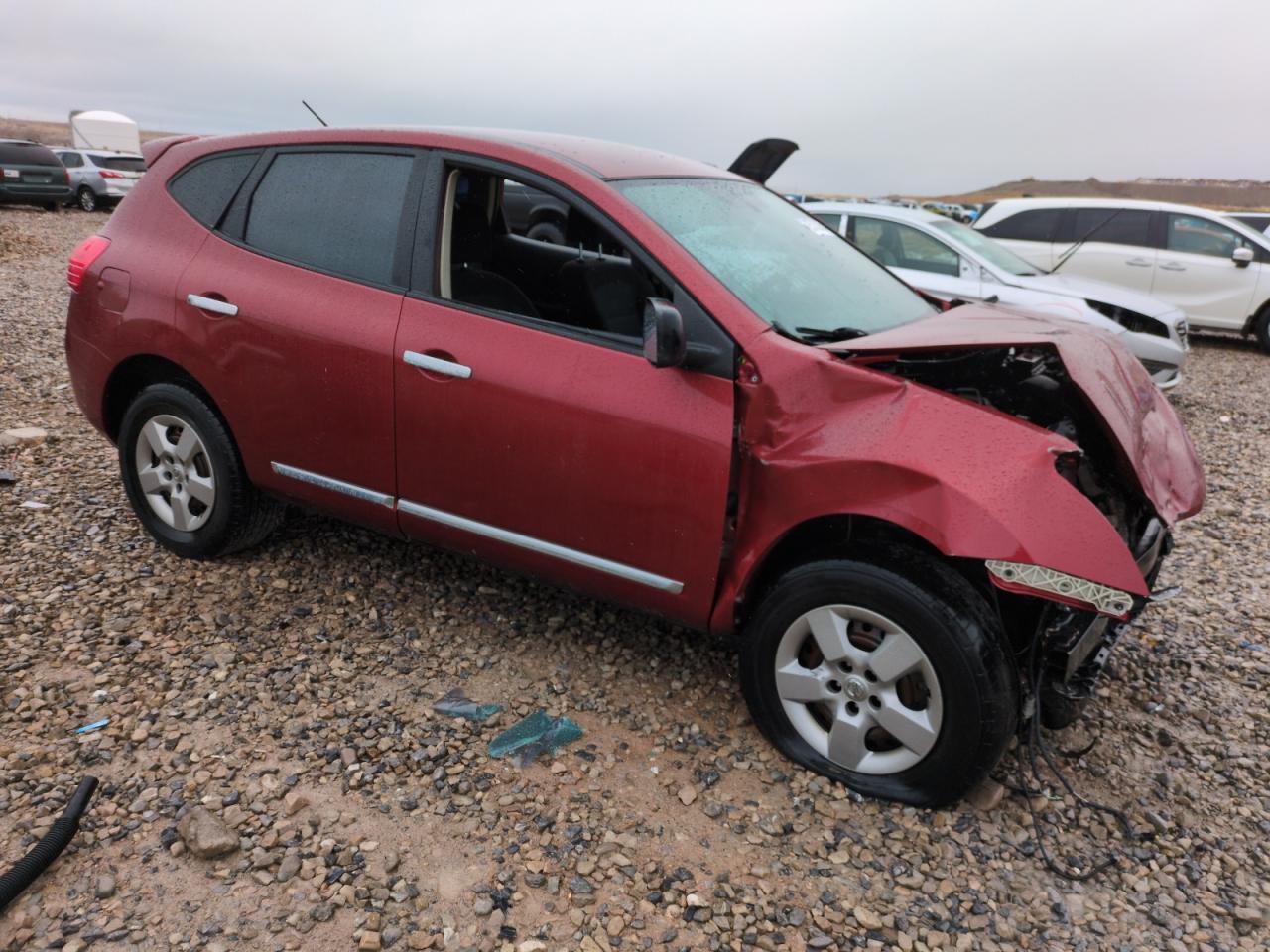 2013 Nissan Rogue VIN JN8AS5MV5DW642268 Copart auction photo, front end damage thumbnail 4