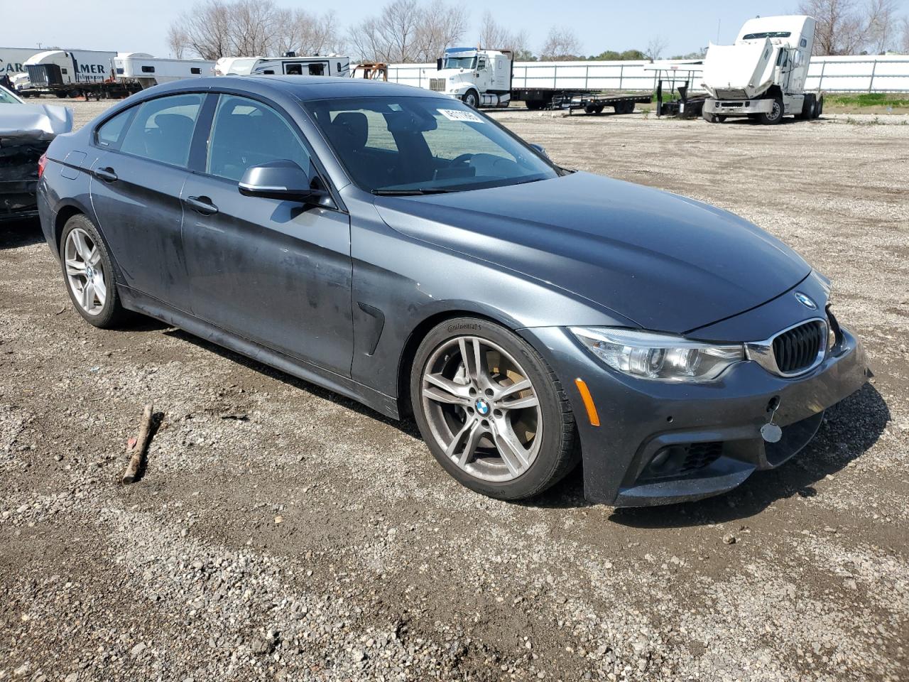 2016 BMW 4er VIN WBA4A9C51GG507207 Copart auction photo, front end / minor dent/scratches damage thumbnail 4
