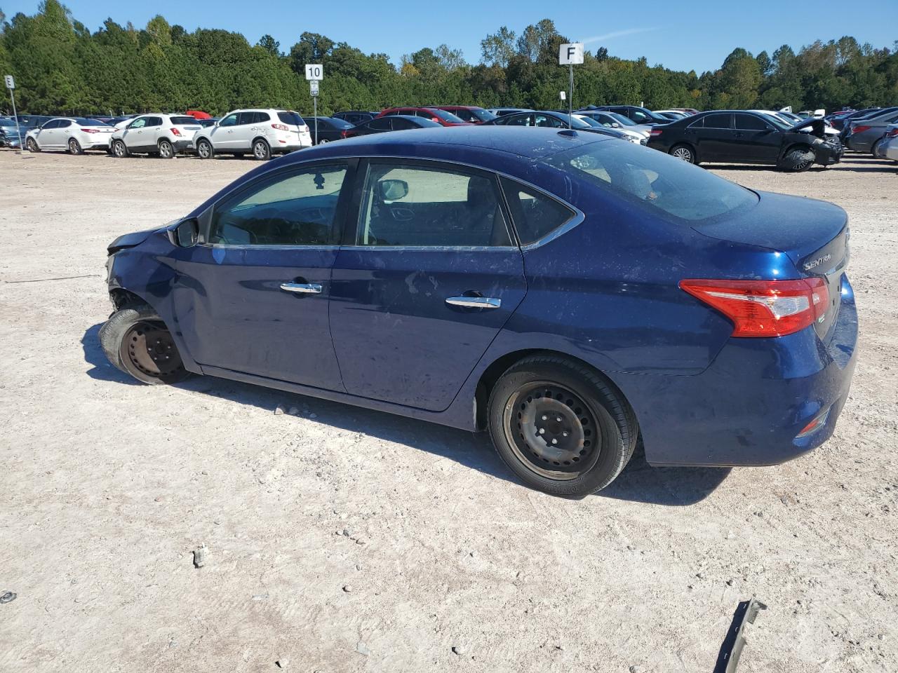 2017 Nissan Sentra VIN 3N1AB7AP3HY323370 Copart auction photo, front end / undercarriage damage thumbnail 2
