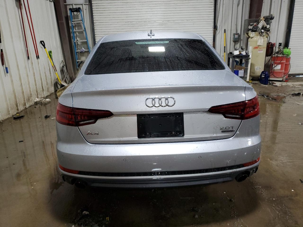 2018 Audi A4 VIN WAUENAF45JN009785 Copart auction photo, vandalism damage thumbnail 6