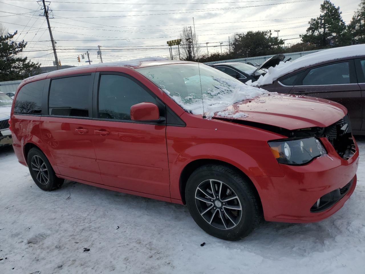 2016 Dodge Caravan VIN 2C4RDGCG0GR184403 Copart auction photo, front end / undercarriage damage thumbnail 4