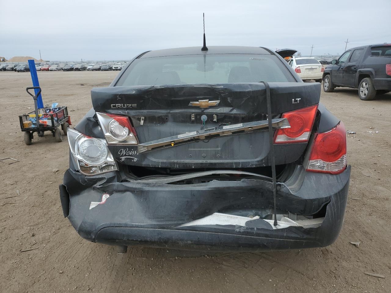 2014 Chevrolet Cruze VIN 1G1PC5SB3E7136907 Copart auction photo, rear end damage thumbnail 6