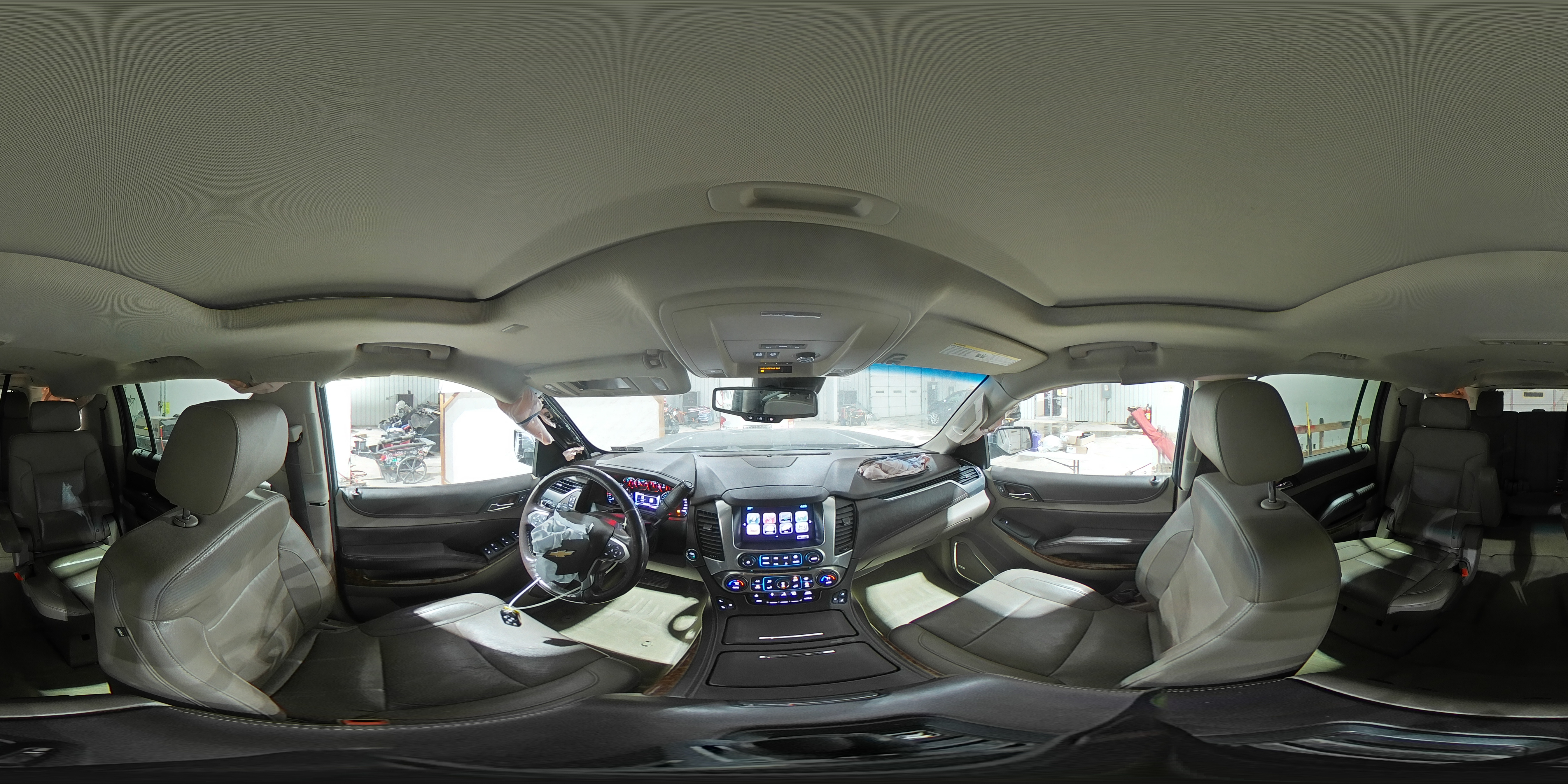2017 Chevrolet Suburban VIN 1GNSKJKC3HR229240 Copart auction photo, front end damage thumbnail 15