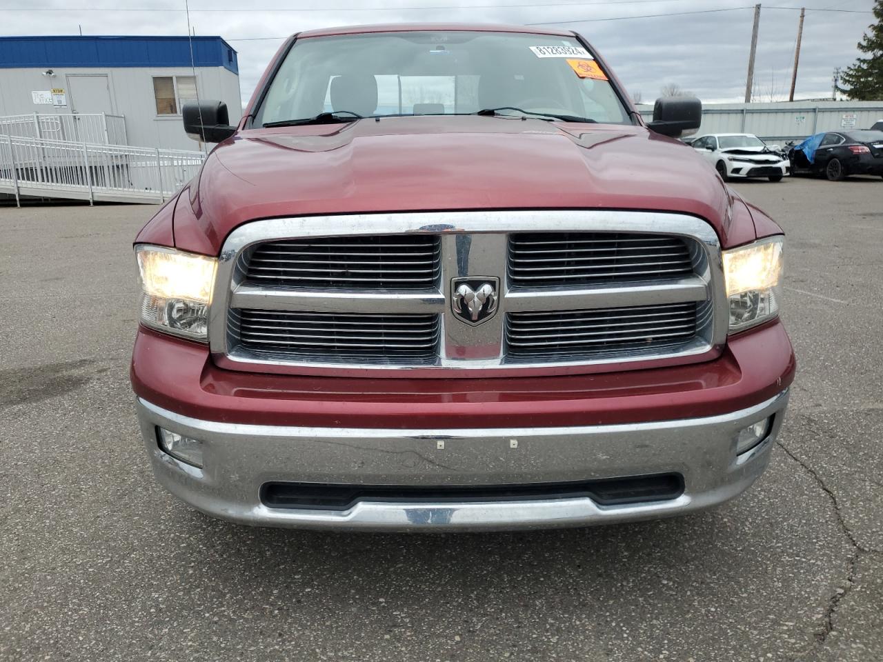 2011 Dodge RAM VIN 1D7RV1GT8BS633969 Copart auction photo, rear end damage thumbnail 5