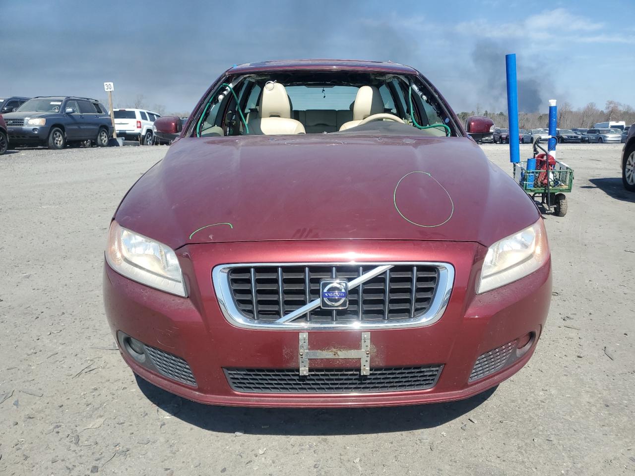 2009 Volvo V70 VIN YV1BW982891100866 Copart auction photo, top/roof damage thumbnail 5