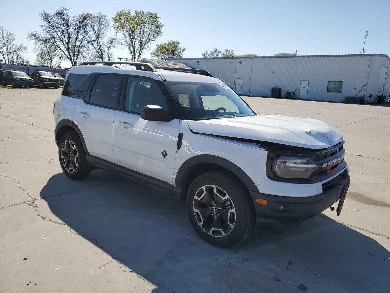 2023 Ford Bronco VIN 3FMCR9C6XPRE23794 Copart auction photo, front end damage thumbnail 4