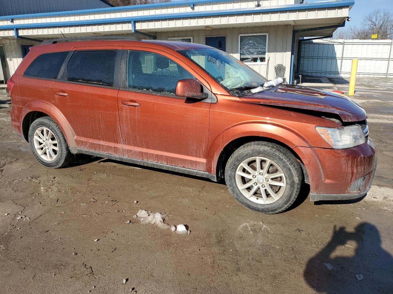 2014 Dodge Journey VIN 3C4PDCBB5ET118994 Copart auction photo, front end damage thumbnail 4