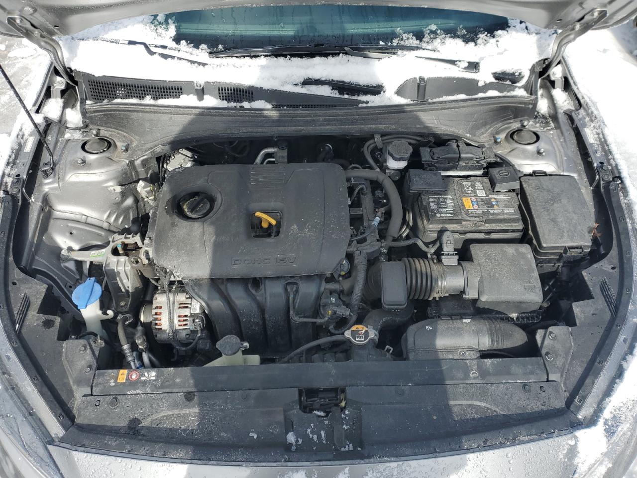 2023 KIA Forte VIN 3KPF24AD4PE583333 Copart auction photo, rear end / side damage thumbnail 11