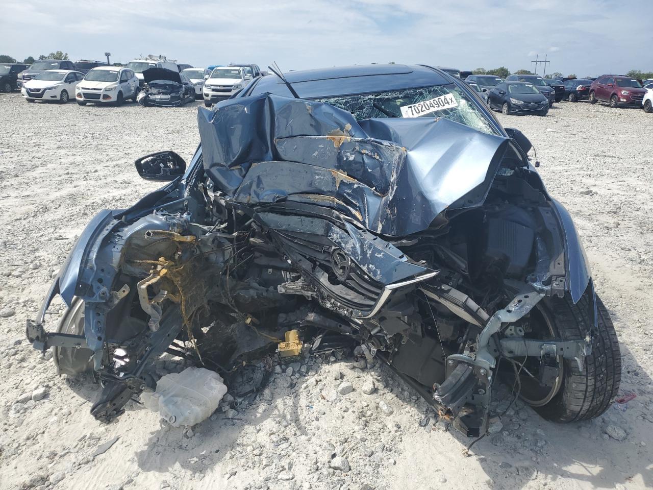 2017 Mazda 6 VIN JM1GL1V56H1119435 Copart auction photo, all over damage thumbnail 5