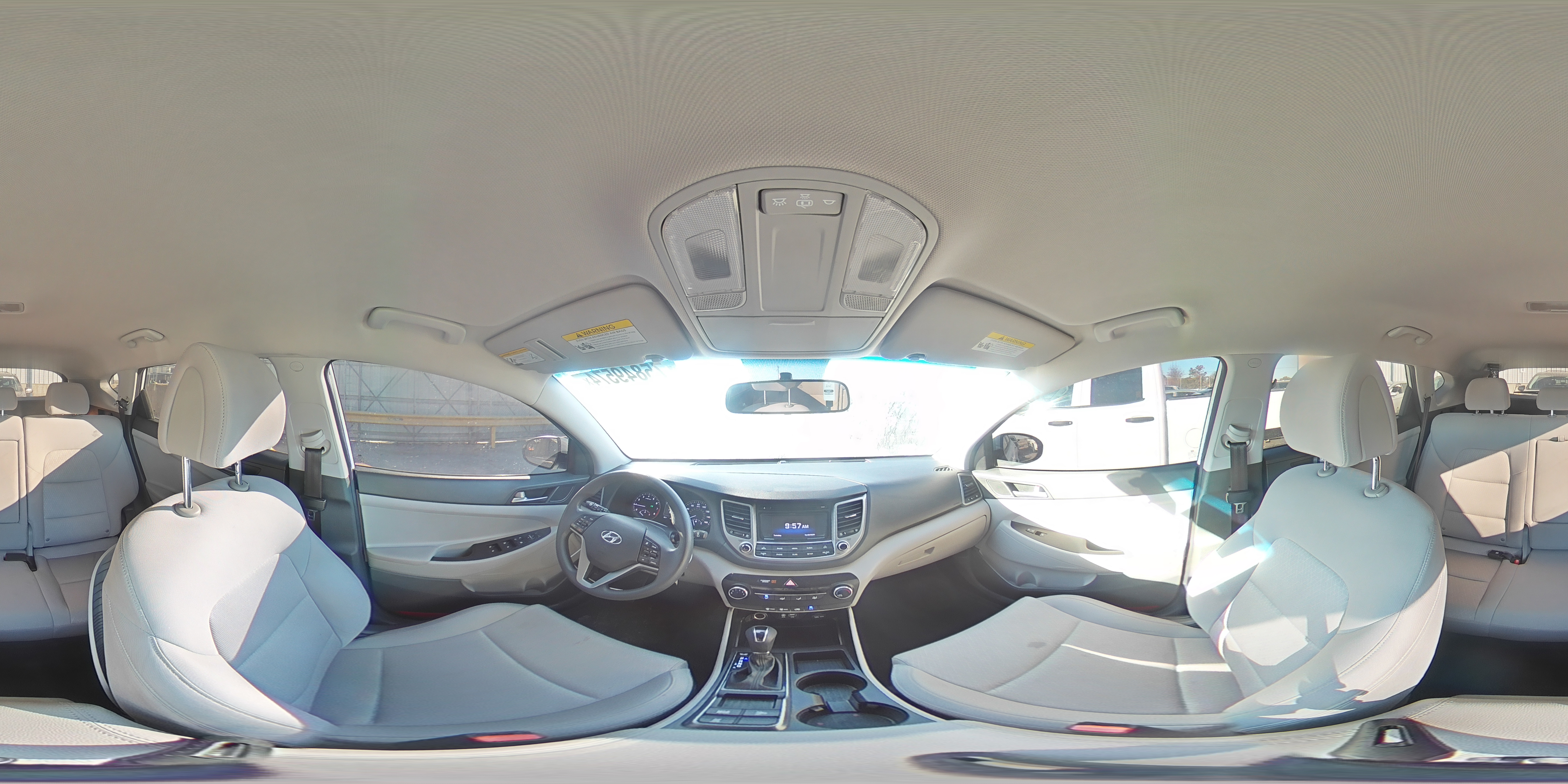 2017 Hyundai Tucson VIN KM8J3CA49HU346871 Copart auction photo, rear end damage thumbnail 15