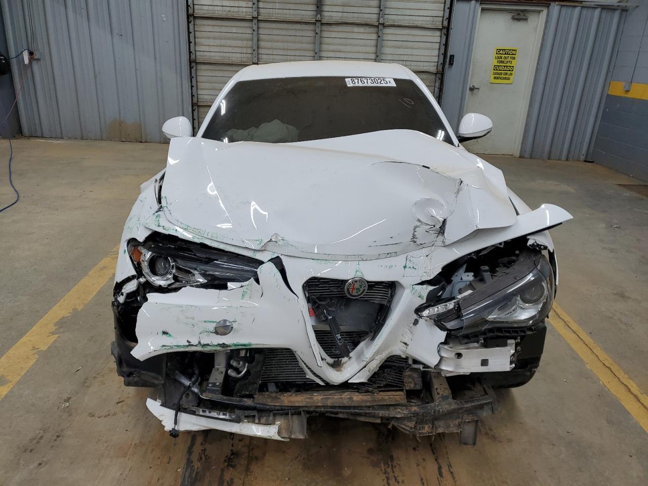 2021 Alfa Romeo Giulia VIN ZARFANAN1M7648643 Copart auction photo, all over / mechanical damage thumbnail 5