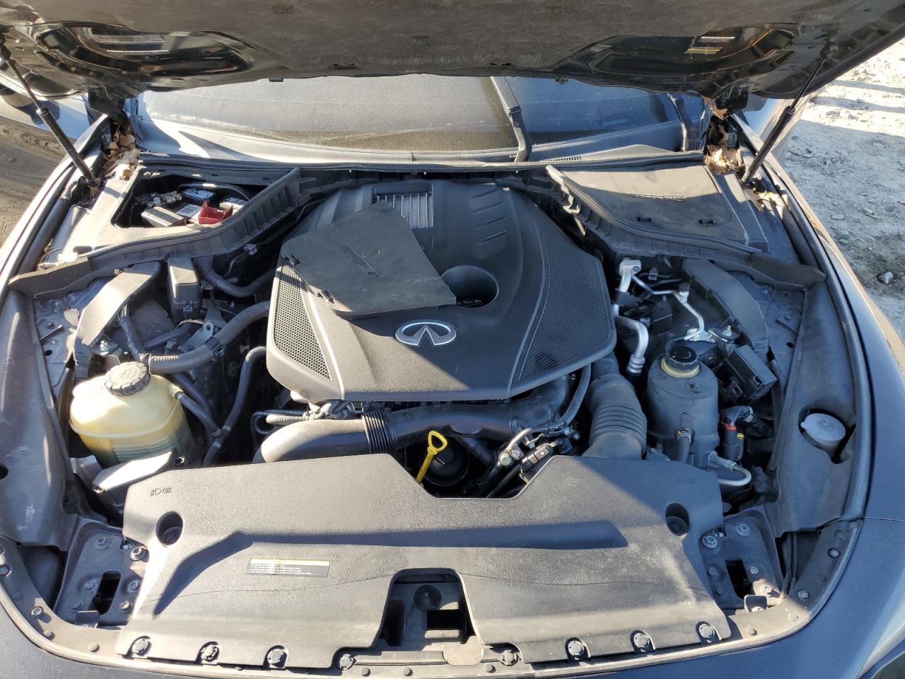 2017 Infiniti Q60 VIN JN1CV7ELXHM320671 Copart auction photo, mechanical / all over damage thumbnail 11