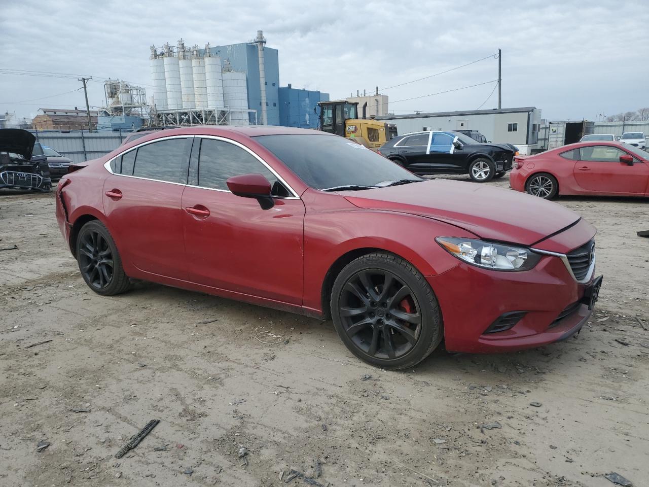 2015 Mazda 6 VIN JM1GJ1V50F1184106 Copart auction photo, rear end damage thumbnail 4