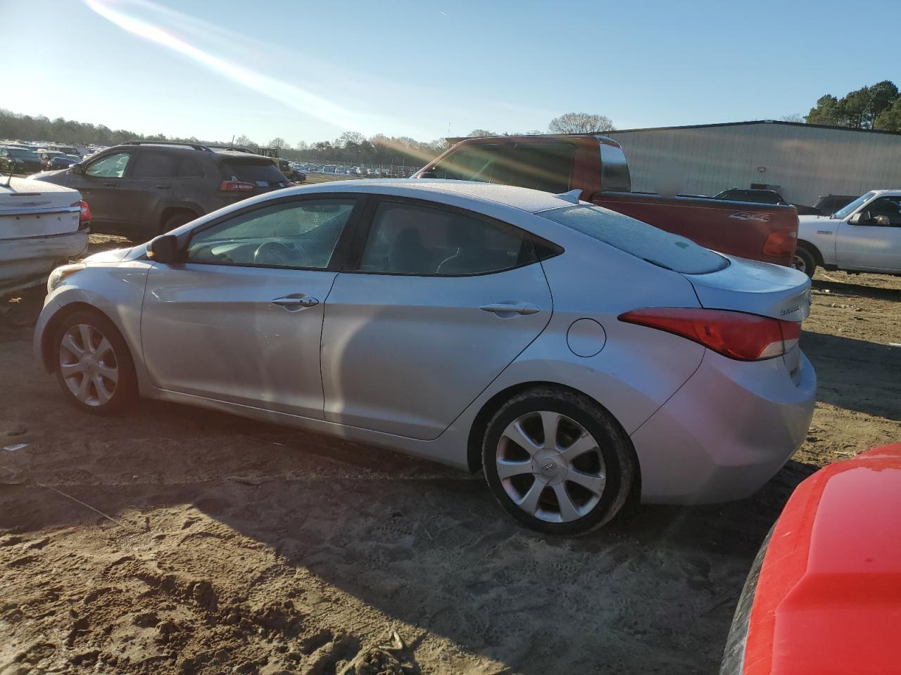 2013 Hyundai Elantra VIN 5NPDH4AE6DH166673 Copart auction photo, rear end / minor dent/scratches damage thumbnail 2