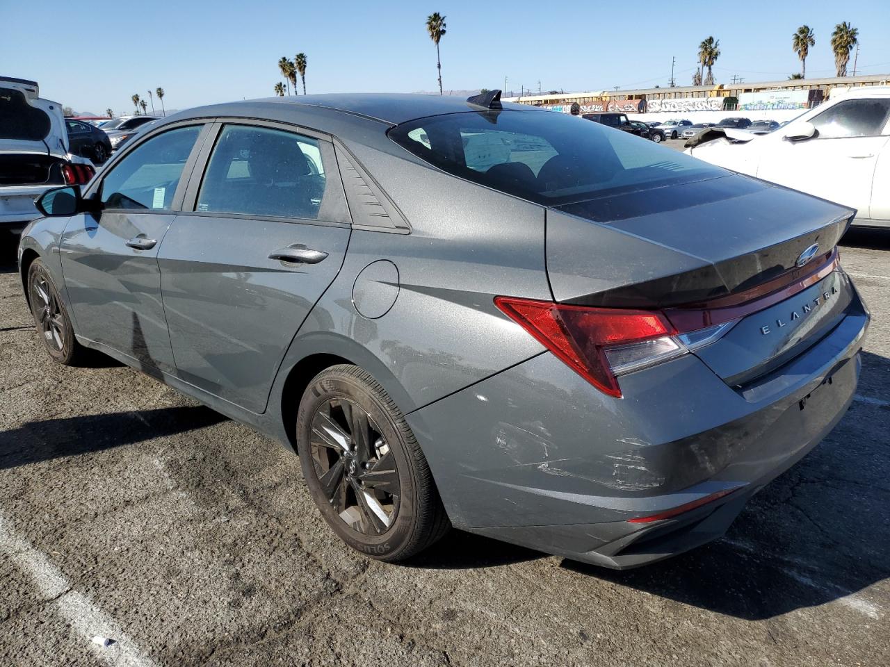 2023 Hyundai Elantra VIN KMHLM4AG1PU586226 Copart auction photo, side / minor dent/scratches damage thumbnail 2