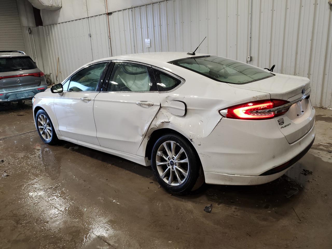 2017 Ford Fusion VIN 3FA6P0HD8HR292155 Copart auction photo, side damage thumbnail 2